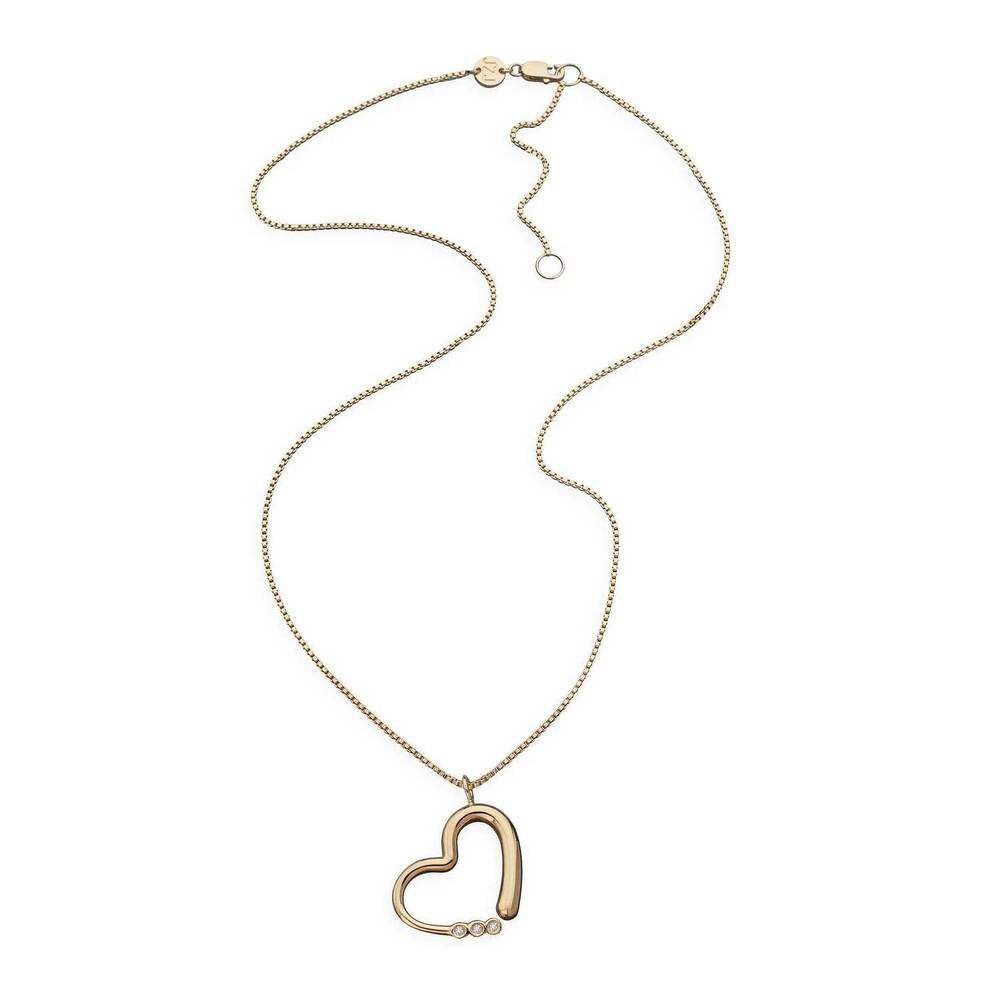 NEW JENNIFER ZEUNER women's gianna necklace in gold